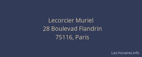 Lecorcier Muriel