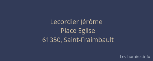 Lecordier J&eacute;r&ocirc;me
