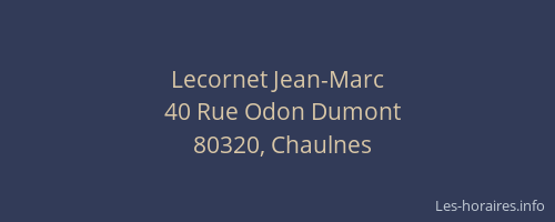 Lecornet Jean-Marc