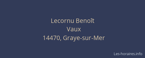 Lecornu Beno&icirc;t