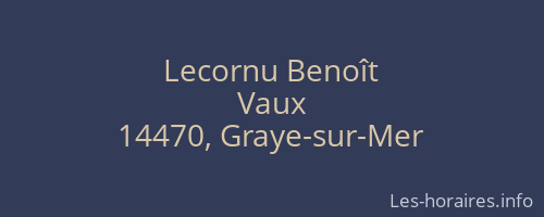 Lecornu Benoît
