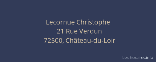 Lecornue Christophe