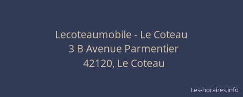 Lecoteaumobile - Le Coteau