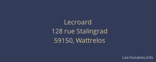 Lecroard