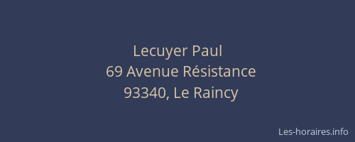 Lecuyer Paul
