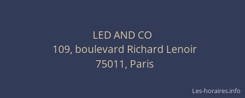 LED AND CO
