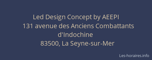 Led Design Concept by AEEPI