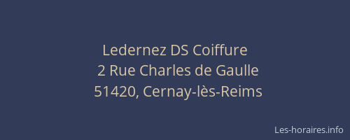 Ledernez DS Coiffure