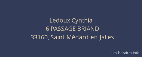 Ledoux Cynthia