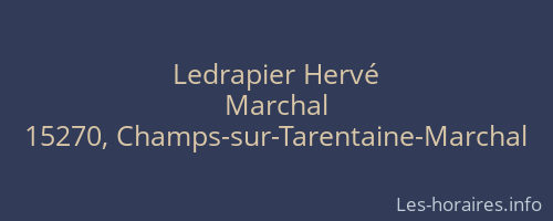 Ledrapier Hervé