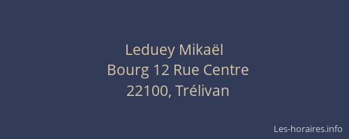 Leduey Mikaël