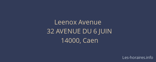 Leenox Avenue