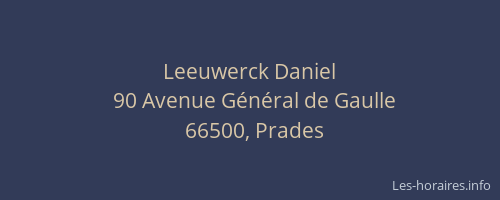 Leeuwerck Daniel