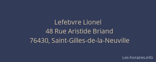 Lefebvre Lionel
