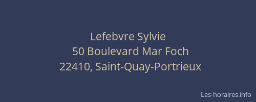 Lefebvre Sylvie