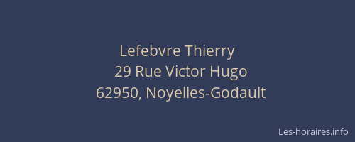 Lefebvre Thierry