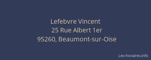 Lefebvre Vincent
