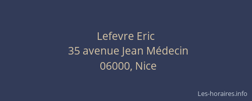 Lefevre Eric