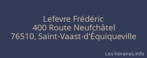 Lefevre Frédéric