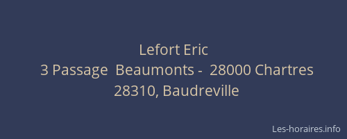 Lefort Eric