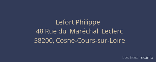 Lefort Philippe