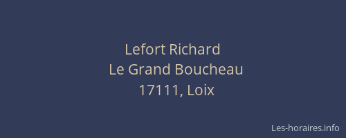Lefort Richard