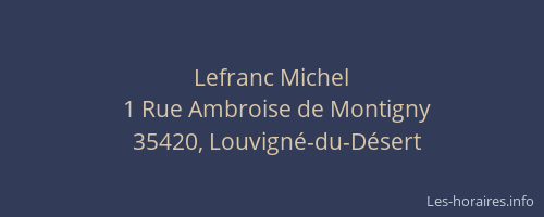 Lefranc Michel