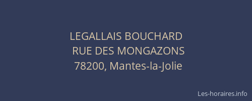LEGALLAIS BOUCHARD