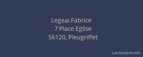Legeai Fabrice