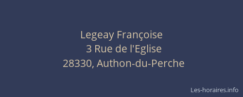 Legeay Françoise