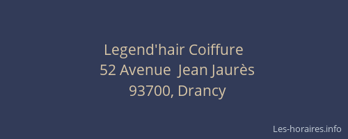 Legend'hair Coiffure