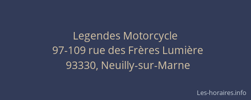 Legendes Motorcycle