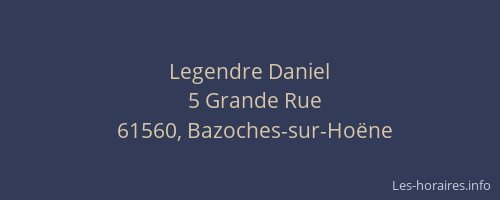 Legendre Daniel