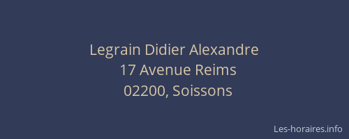 Legrain Didier Alexandre