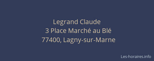 Legrand Claude