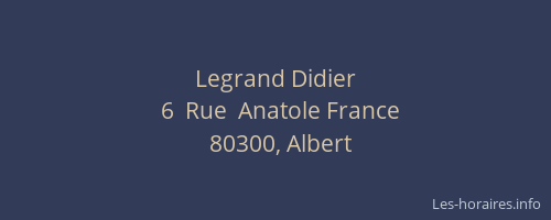 Legrand Didier