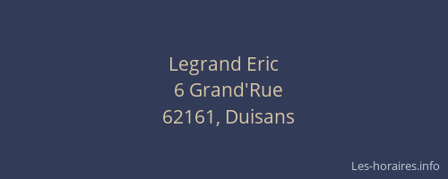 Legrand Eric