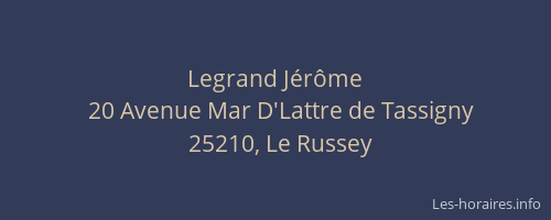 Legrand Jérôme