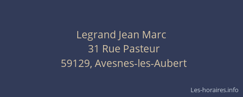 Legrand Jean Marc