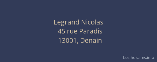 Legrand Nicolas