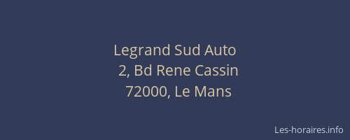 Legrand Sud Auto