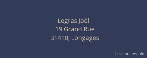 Legras Joël