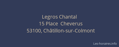 Legros Chantal