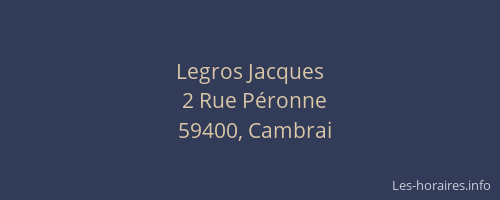 Legros Jacques