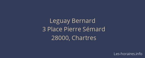 Leguay Bernard