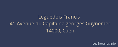 Leguedois Francis