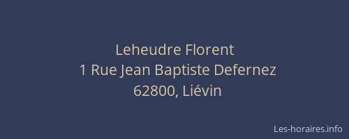Leheudre Florent