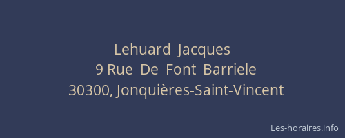 Lehuard  Jacques