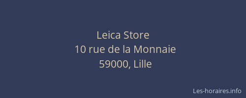 Leica Store