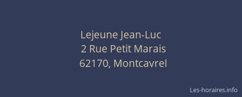 Lejeune Jean-Luc